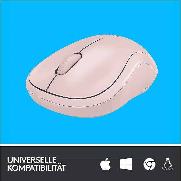 Logitech M220 Silent rosa, USB