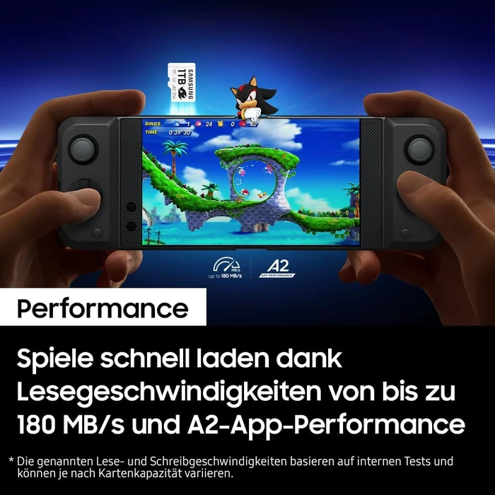 Samsung PRO Plus R180/W130 1TB Sonic the Hedgehog Kit, UHS-I U3, A2, Class 10
