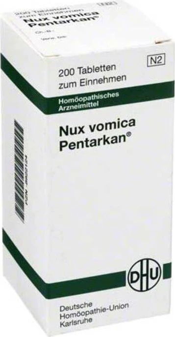 DHU Nux vomica Pentarkan Tabletten, 200 Stück