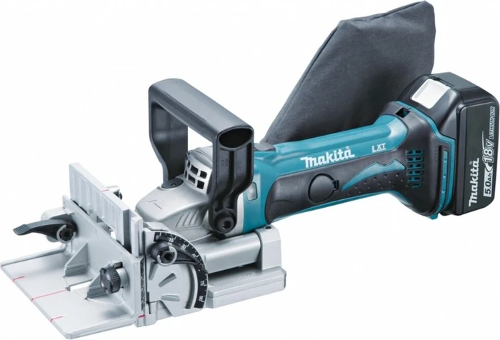 Makita DPJ180RTJ Akku-Flachdübelfräse inkl. MAKPAC + 2 Akkus 5.0Ah