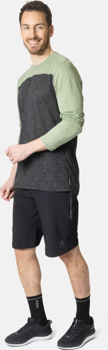 Odlo X-Alp Linencool Trikot langarm black/odlo concrete grey (Herren)