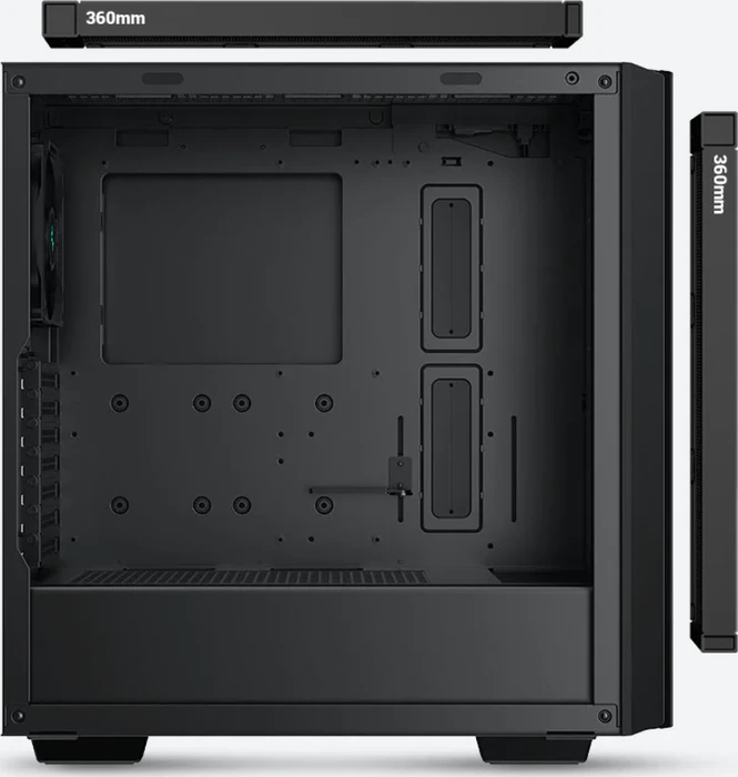DeepCool CH510 Mesh Digital, schwarz, Glasfenster