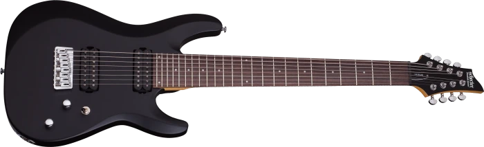 Schecter C-8 Deluxe Satin Black