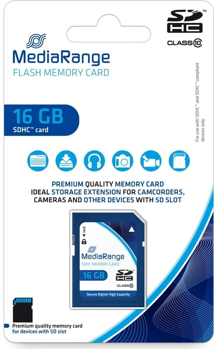 MediaRange R45/W15 16GB, Class 10