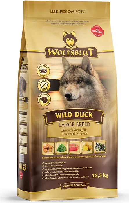 Wolfsblut Wild Duck Large Breed, 12.50kg