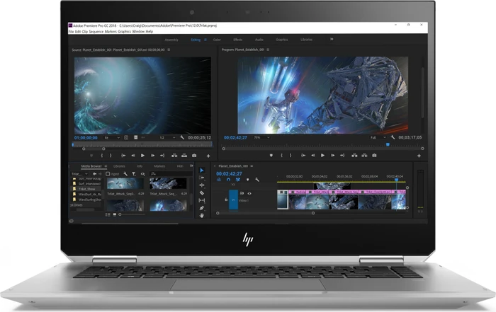 HP ZBook Studio x360 G5, Core i9-9880H, 32GB RAM, 1TB SSD, Quadro P2000, LTE, DE