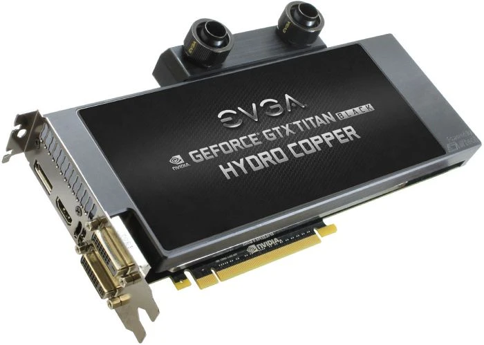 EVGA GeForce GTX Titan Black Hydro Copper, 6GB GDDR5, 2x DVI, HDMI, DP