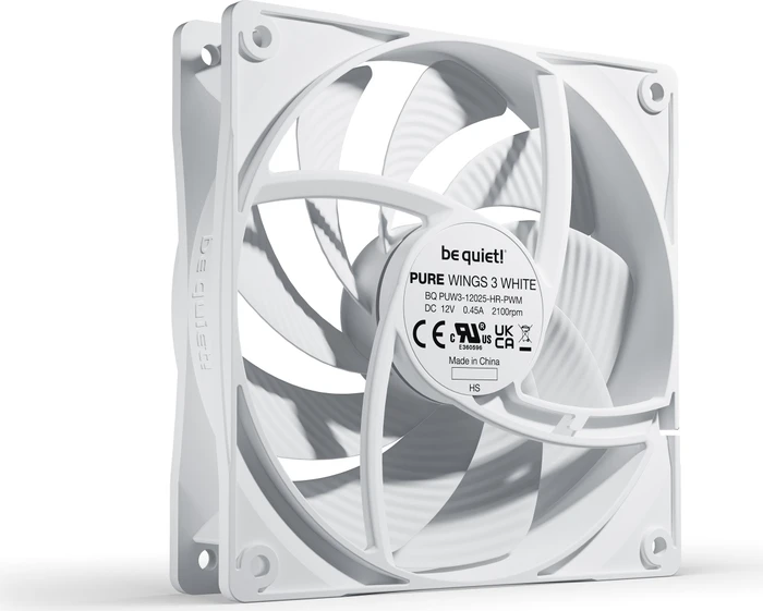 be quiet! Pure Wings 3 PWM High-Speed White, 120mm