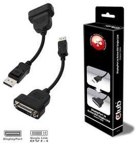 Club 3D aktiver DisplayPort/Single-Link DVI Adapter