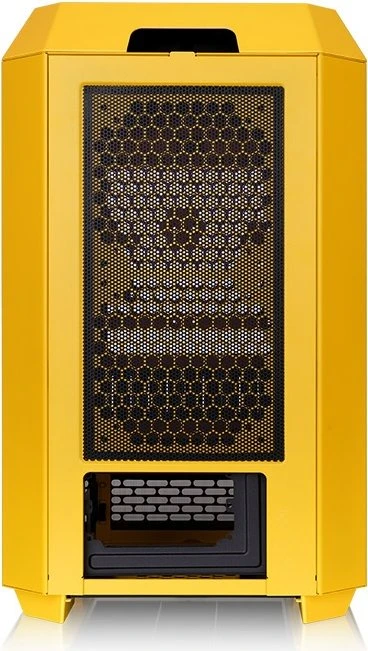 Thermaltake The Tower 250 Butter Caramel, gelb, Glasfenster, Mini-ITX