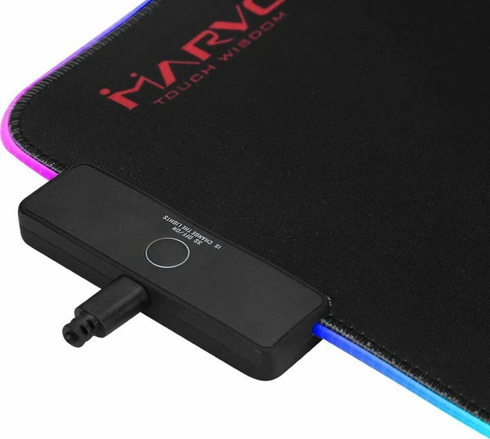 Marvo Scorpion MG08 RGB Gaming Mousepad M schwarz/rot