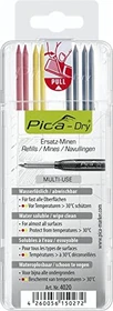 Pica-Marker Dry Set Multi-Use colormix Bleistiftmine graphit/rot/gelb,  8er-Set