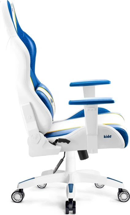 Diablo Chairs X-One 2.0 Kido Kinder-Gamingstuhl, Aqua Blue, blau/weiß