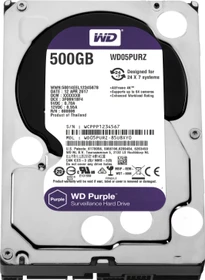 Western Digital WD Purple 500GB, 24/7, 512e / 3.5" / SATA 6Gb/s