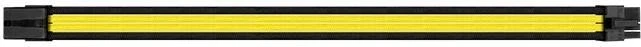 Thermaltake TtMod Sleeve Cable Verlängerung 30cm, schwarz/gelb