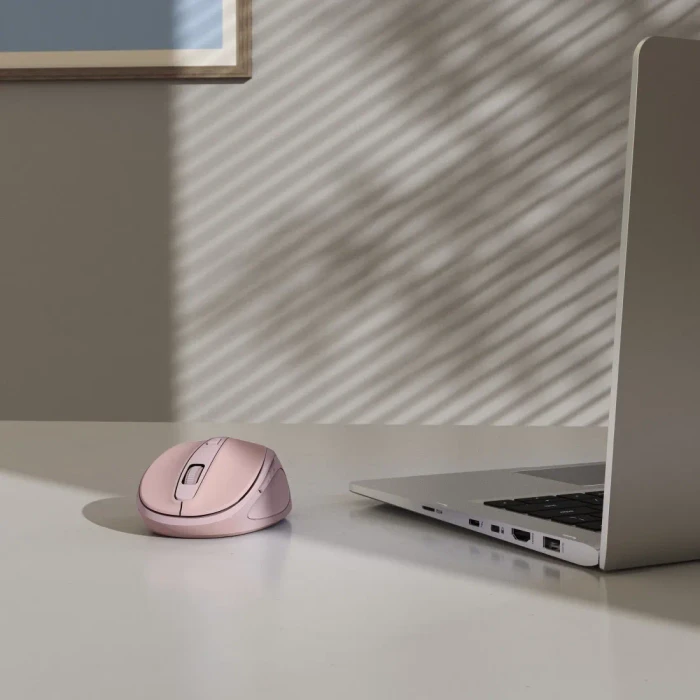 Hama WM-400 Silent Wireless 6-Button Mouse rosa/pink, USB