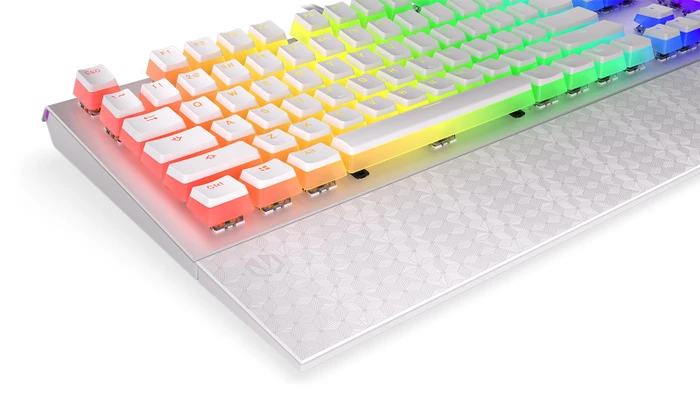 Endorfy Omnis Pudding, Onyx White, Kailh BLUE, USB, US