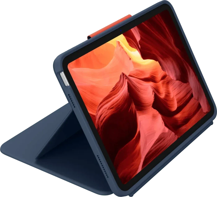 Logitech Rugged Combo 4 Touch für iPad 10, blau, DE