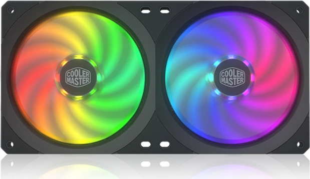 Cooler Master MasterFan SF240R ARGB, 2x 120mm