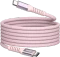 Verbatim Sync & Charge Magnetisches USB-C Kabel, USB 2.0, 480Mb/s, 100W PD 3.0/QC 3.0, USB-C Stecker auf USB-C Stecker, rosa, 1.2m Vorschaubild
