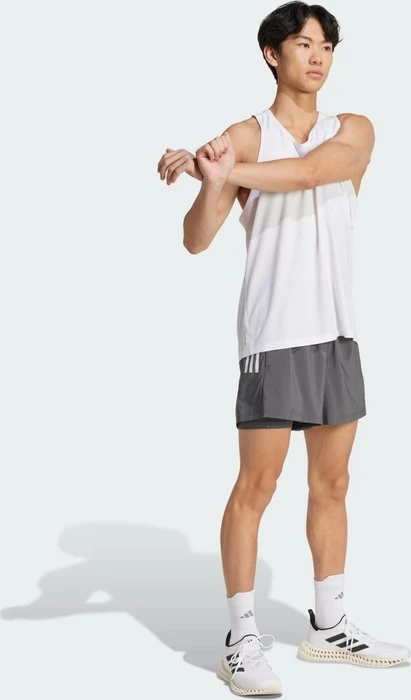 adidas Own The Run Climacool 2in1 Laufhose kurz grey six (Herren)