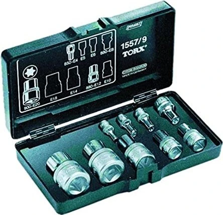 Hazet 1557/9 Torx Steckschlüsselsatz inkl. Werkzeugbox, 9-tlg.