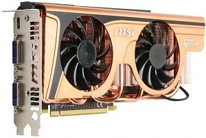 MSI GeForce GTX 465, N465GTX Twin Frozr II Golden Edition, 1GB GDDR5, 2x DVI, Mini HDMI