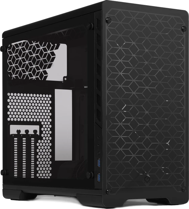 MetallicGear / MagniumGear Neo G Mini schwarz, Glasfenster, Mini-ITX