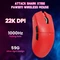 Attack Shark X11SE Wireless Gaming Mouse rot, USB/Bluetooth Vorschaubild