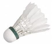 Hudora Natur Speed Badmintonbälle, 6 Stück