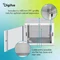 Digitus Dynamic-N Serie 19" Wandgehäuse 9HE, unmontiert, Sicherheitsglastür, IP2X, RAL 7035, 600mm tief Vorschaubild