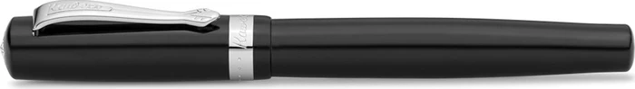 Kaweco Student schwarz/silber, rechte Hand, extra fein