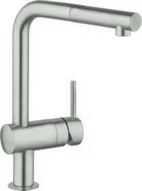 Grohe Minta L-Auslauf ausziehbar supersteel