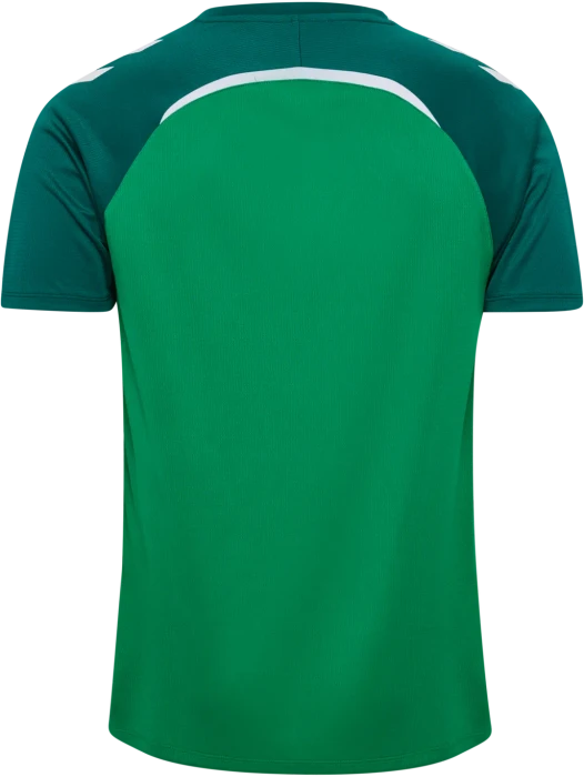 hummel Lead 2.0 Funktionsshirt kurzarm jelly bean/evergreen (Herren)