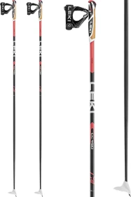 Leki CC 450 Langlauf Skistock black/cherry red/white