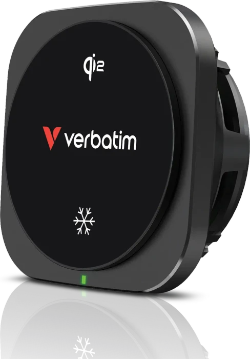 Verbatim Charge 'n' Drive Autoladegerät Qi2 magnetisch schwarz