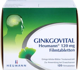 Ginkgovital 120mg Heumann Filmtabletten, 120 Stück