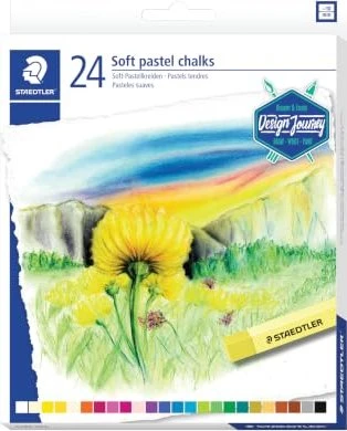 Staedtler 2430 weiche Ölmalkreide pastell, 23 Farben, 24er-Set
