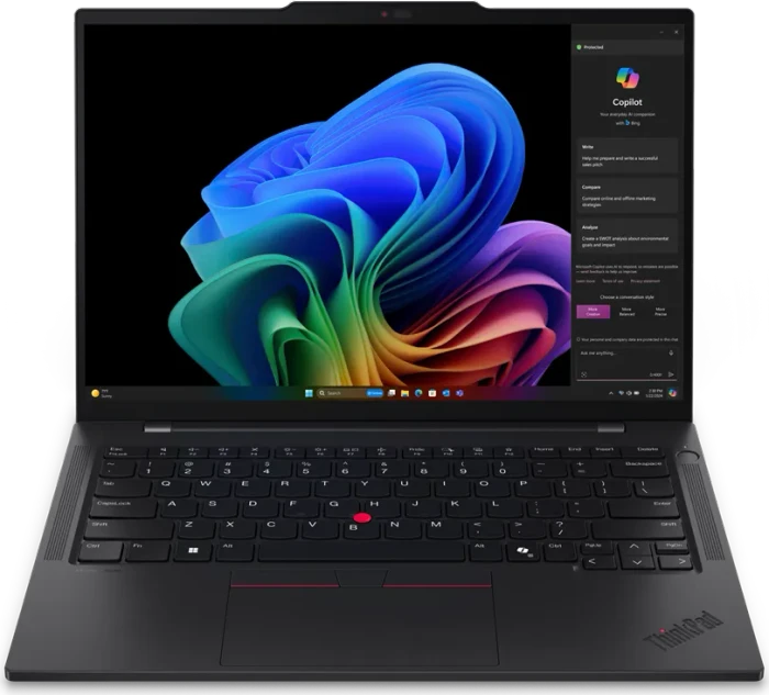 Lenovo ThinkPad T14s G6 (Qualcomm), Black, Snapdragon X Elite - X1E-78-100, 32GB RAM, 1TB SSD, DE