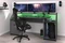 Parisot Set-Up Gaming Tisch Schreibtisch mit LED-Beleuchtung 131x67cm Carbon/Carbon Vorschaubild