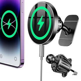 Coolpow 15W MagSafe Auto Ladegerät schwarz