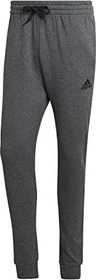 adidas Essential Fleece Tapered Trainingshose lang dark grey heather/black (Herren)