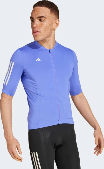 adidas Tempo 3-Streifen Trikot kurzarm cobalt blue (Herren)