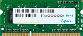 Apacer SO-DIMM 4GB, DDR3-1333, CL9, 2R