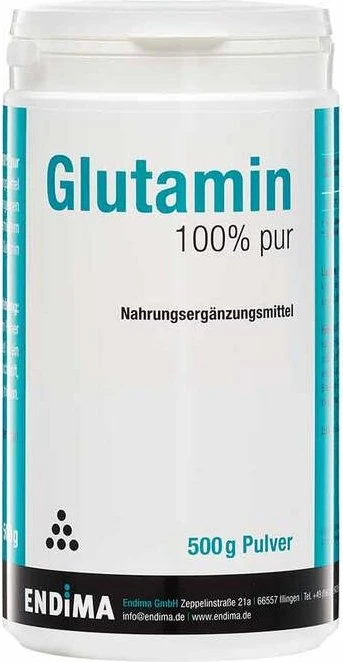 Endima Glutamin 100% Pur Pulver, 500g