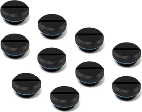 XSPC Verschlussstopfen G1/4" V2, schwarz matt, 10er-Pack