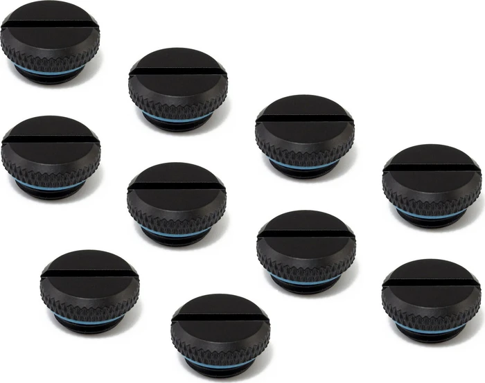 XSPC Verschlussstopfen G1/4" V2, schwarz matt, 10er-Pack