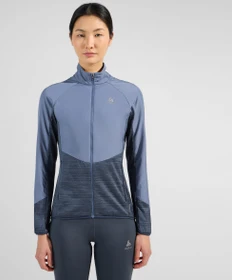 Odlo The Run Easy Warm Hybrid Funktionsjacke schwarz (Damen)