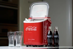 Salco SEB-28CC Coca Cola Eiswürfelbereiter rot