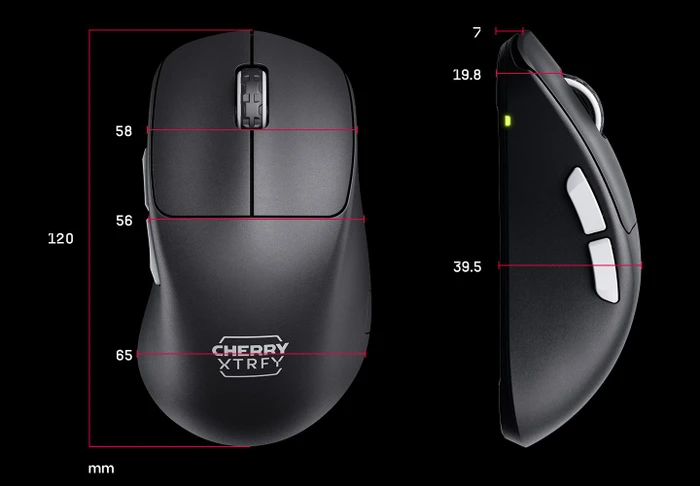 Cherry Xtrfy M64 Pro 8K Wireless schwarz, USB